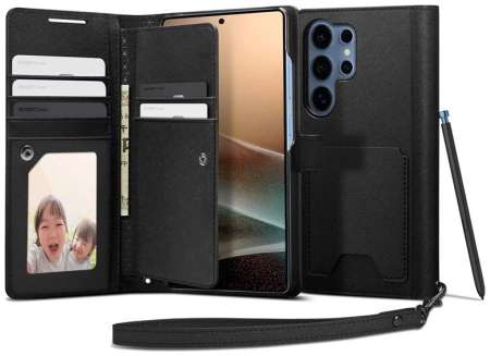Spigen Wallet S Samsung Galaxy S25 Ultra Black