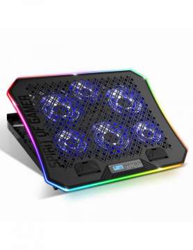 Spirit Of Gamer AirBlade 1200 RGB Notebook hűtő Black Spirit Of Gamer AirBlade 1200 RGB Notebook hűtő Black
