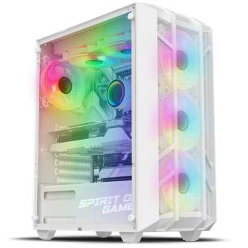 Spirit Of Gamer Rebel NX Tempered Glass White