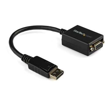 Startech DisplayPort to VGA 1080p Video adapter Black