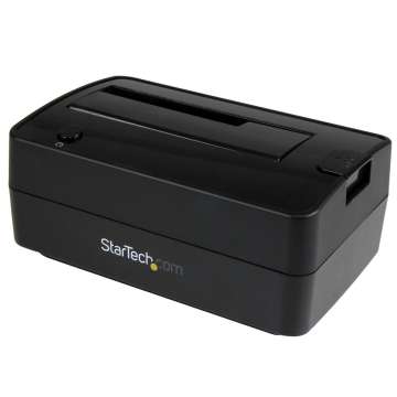 Startech SDOCKU313E Single Bay USB 3.1 / eSATA to SATA Hard Drive Docking Station Black