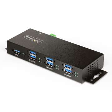Startech 7-portos USB3.7 HUB Black