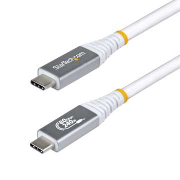 Startech USB-C USB4 240W Cable 1,5m White