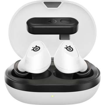 Steelseries Arctis GameBuds Wireless Bluetooth Gaming Headset White Steelseries Arctis GameBuds Wireless Bluetooth Gaming Headset White