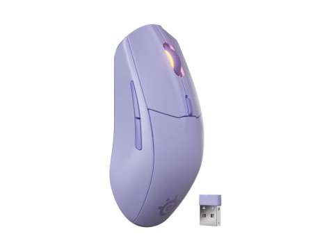 Steelseries Rival 3 Gen 2 Gaming Wireless Bluetooth Mouse Levander