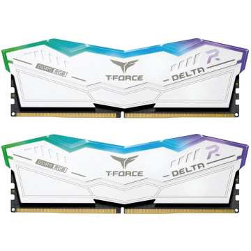 TeamGroup 32GB DDR5 6000MHz Kit(2x16GB) T-Force Delta RGB White