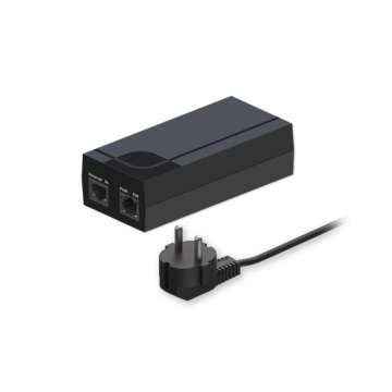 Teltonika EU Single Port Gigabit PoE Injector 15W Black Teltonika EU Single Port Gigabit PoE Injector 15W Black