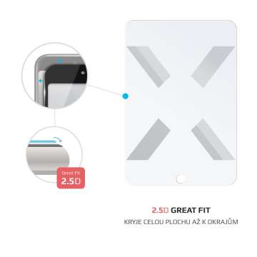 FIXED üvegfólia csak sík felületre Apple iPad 10.2"(2019/2020) iPadokhoz