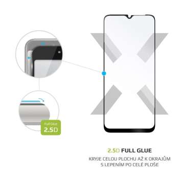 FIXED Üvegfólia Képernyővédő Full-Cover Samsung Galaxy A22 5G, full screen bonding, Fekete FIXED Üvegfólia Képernyővédő Full-Cover Samsung Galaxy A22 5G, full screen bonding, Fekete