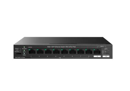 Tenda TEG1110PF-8-120W 9GE+1SFP Ethernet Switch With 8-Port PoE