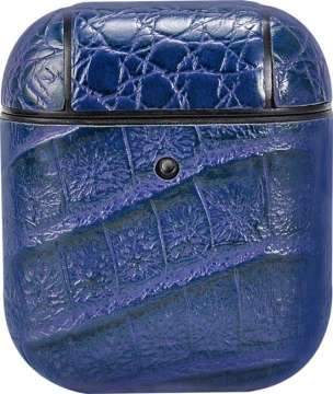 TERRATEC AirPods Case AirBox Crocodile Pattern Blue