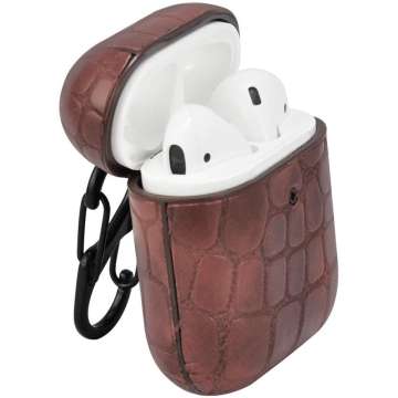 TERRATEC AirPods Case AirBox Stone Pattern Dark Brown TERRATEC AirPods Case AirBox Stone Pattern Dark Brown