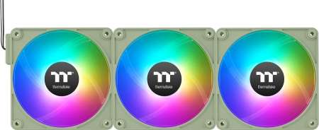 Thermaltake CT120 EX ARGB Sync PC Cooling Fan Matcha Green (3-Fan Pack)