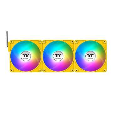 Thermaltake CT120 EX Reverse ARGB Sync PC Cooling Fan Bumblebee (3-Fan Pack)