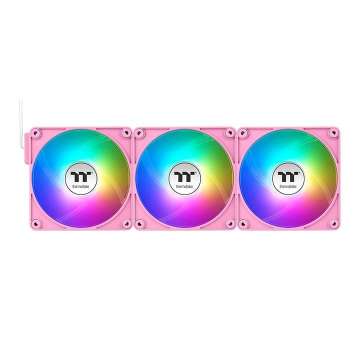 Thermaltake CT140 EX ARGB Sync PC Cooling Fan Pink (3-Fan Pack) Thermaltake CT140 EX ARGB Sync PC Cooling Fan Pink (3-Fan Pack)