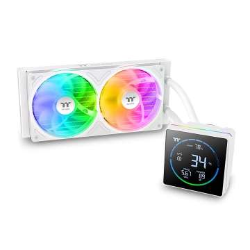 Thermaltake TH240-S V3 ARGB Sync AIO Liquid Cooler Snow Edition