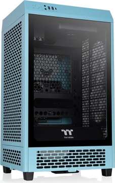 Thermaltake The Tower 200 Mini Chassis Tempered Glass Turquoise