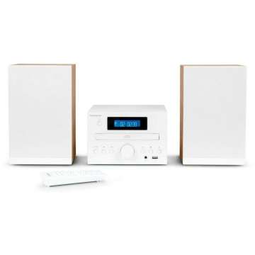Thomson MIC121BT Bluetooth Micro Tower White