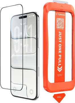 Torras GlassGo Install Master Screen Protector for iPhone 17 Air Clear