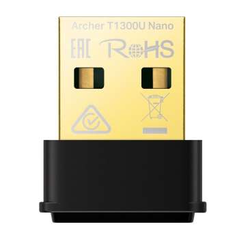 TP-Link Archer T1300U Nano AC1300 Nano Wireless MU-MIMO USB Adapter TP-Link Archer T1300U Nano AC1300 Nano Wireless MU-MIMO USB Adapter