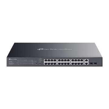 TP-Link ES228GMP Omada 28-Port Gigabit Easy Managed Switch with 24-Port PoE+ TP-Link ES228GMP Omada 28-Port Gigabit Easy Managed Switch with 24-Port PoE+
