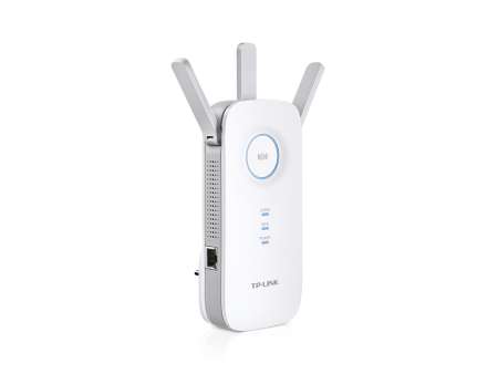 TP-Link RE450 AC1750 Dual Band Wireless Wall Plugged Range Extender White TP-Link RE450 AC1750 Dual Band Wireless Wall Plugged Range Extender White