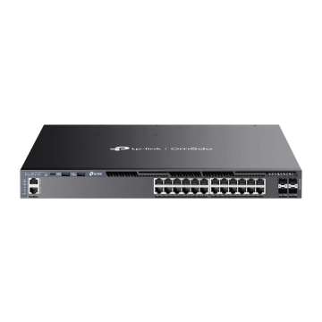 TP-Link SG6428XHP Omada 24-Port Gigabit Stackable L3 Managed PoE+ Switch with 4 10G Slots