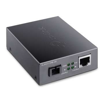 TP-Link TL-FC111PB-20 10/100 Mbps WDM with 1-Port PoE Media Converter