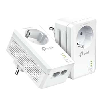 TP-Link TL-PA7027P KIT AV1000 2-Port Gigabit Passthrough Powerline Adapter Kit
