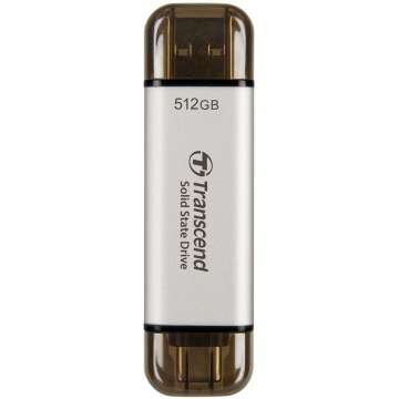 Transcend 512GB USB3.0/USB Type-C ESD310C Silver Transcend 512GB USB3.0/USB Type-C ESD310C Silver
