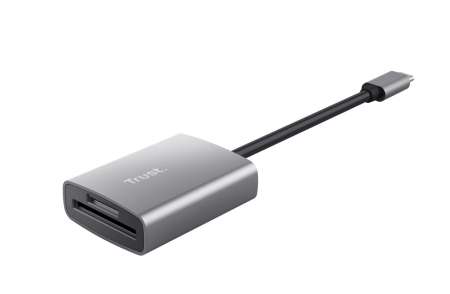 Trust Dalyx Fast Aluminium USB Cardreader Silver