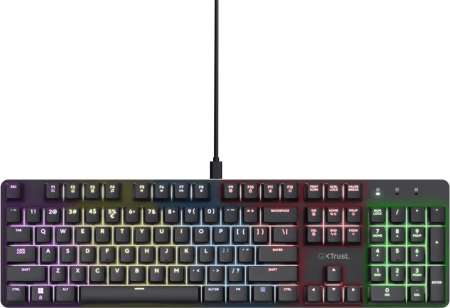 Trust GXT 871 Zora Mechanical Gaming Keyboard Black US