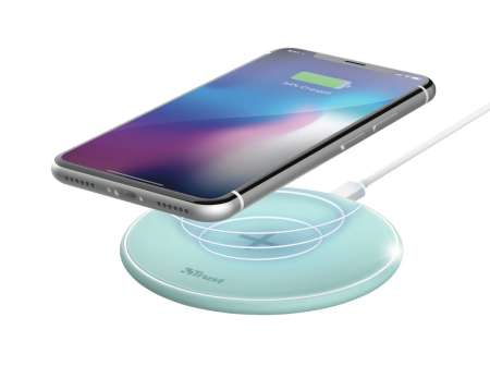 Trust Qylo Fast Wireless Charging Pad 7.5/10W Turquoise Trust Qylo Fast Wireless Charging Pad 7.5/10W Turquoise