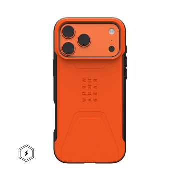 UAG Civilian Magsafe case for iPhone 17 Pro Max Orange