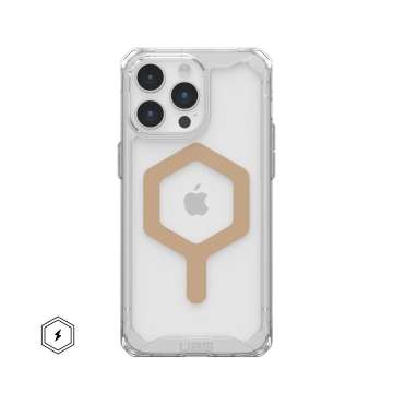 UAG Plyo case for MagSafe iPhone 15 Pro Max Ice/Gold