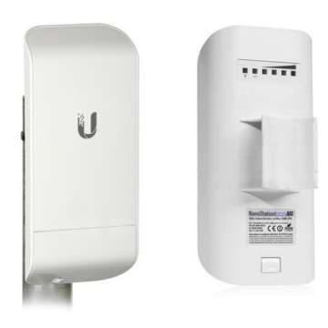 Ubiquiti LOCOM2 airMAX NanoStationM 2 GHz loco Station Access Point White Ubiquiti LOCOM2 airMAX NanoStationM 2 GHz loco Station Access Point White