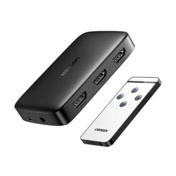 UGREEN HDMI Switch 3 in 1 Out HDMI Switcher Splitter Grey