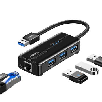 UGREEN USB 3.0 Hub Ethernet Adapter UGREEN USB 3.0 Hub Ethernet Adapter