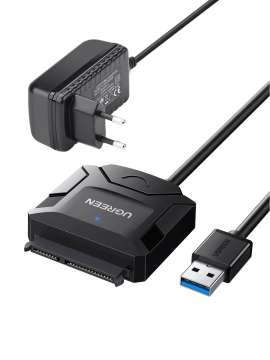 UGREEN USB3.0 to SATA Cable with UASP HDD/SSD Adapter Black UGREEN USB3.0 to SATA Cable with UASP HDD/SSD Adapter Black