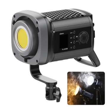 Ulanzi 200W bi-color COB led lámpa, 2700K-6500K, 95CRI, 6 effekt, V-Mount, APP vezérlés, Bowens Ulanzi 200W bi-color COB led lámpa, 2700K-6500K, 95CRI, 6 effekt, V-Mount, APP vezérlés, Bowens