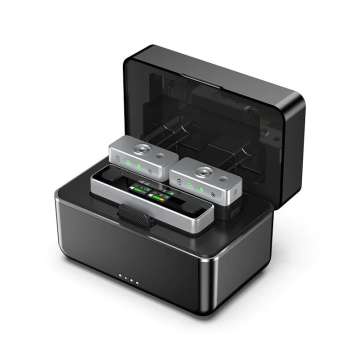 Ulanzi AM18 U-mic 2.4GHz vezeték nélküli duális mikrofon szett usb-a usb-c lightning csatlakozás