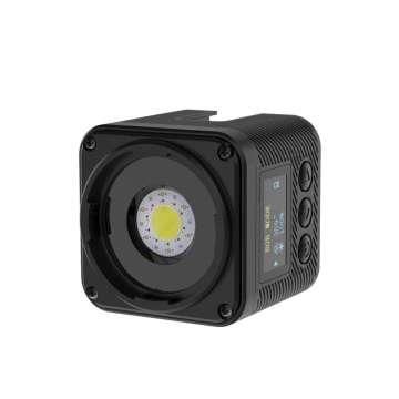 Ulanzi L3 Bi-Color COB, RGB Led, vízálló IP68, 20 effekt , 800mAh, Oled kijelző, mágneses váz, 4cm