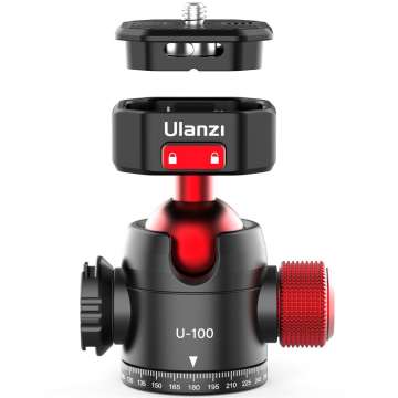 Ulanzi U-100 gömbfej gyorscseretalppal, vakupapucs csatlakozóval