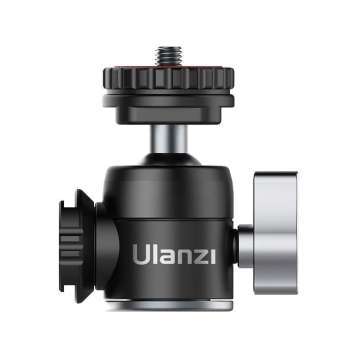 Ulanzi U60 mini állvány gömbfej, 2db vakupapucs, 2kg teherbírás