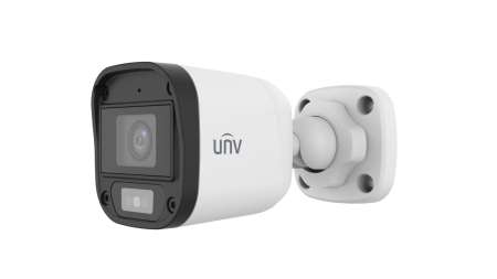Uniview 5MP analóg ColorHunter Dual-light csőkamera, 4mm fix objektívvel, mikrofonnal (DL)