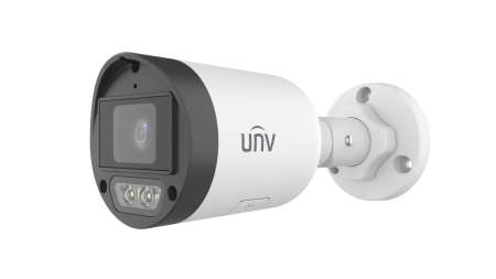 Uniview EasyBasic 4MP Dual-light csőkamera, 2,8mm fix objektívvel, mikrofonnal (DL2)
