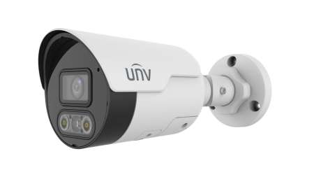 Uniview EasyStar 4MP ColorHunter csőkamera, 4mm fix objektívvel, mikrofonnal és hangszóróval (DL)