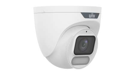 Uniview Easystar Colorhunter 8MP OwlView Wise-ISP turret dómkamera, 4mm fix objektívvel, mikrofonnal