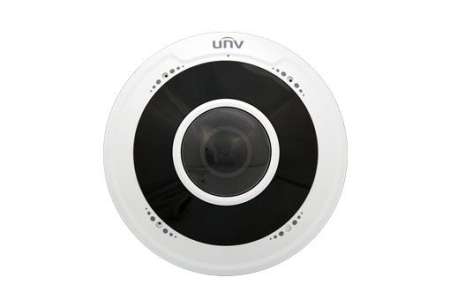 Uniview Prime-I 5MP halszem dómkamera, 1.4mm fix objektívvel, 2 mikrofonnal
