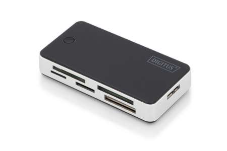 Digitus USB 3.0 with 1m USB A connection cable Card Reader Black/White Digitus USB 3.0 with 1m USB A connection cable Card Reader Black/White